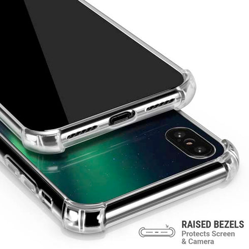 StockTrek Aurora Borealis Over Tjeldsundet in Norway iPhone XS Max Clear Case